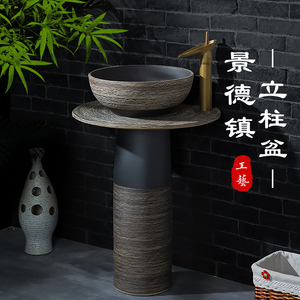 洗手池立柱盆圖片大全 選購(gòu)指南與風(fēng)格賞析